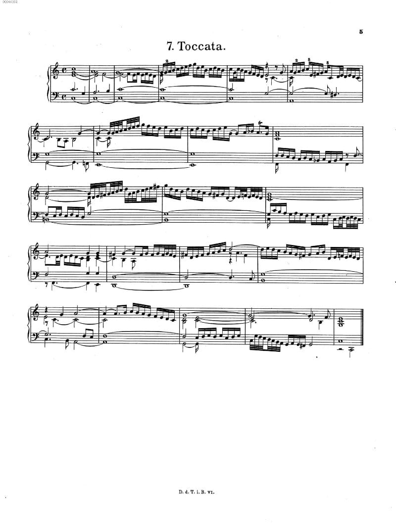 Preview of Toccata in C major