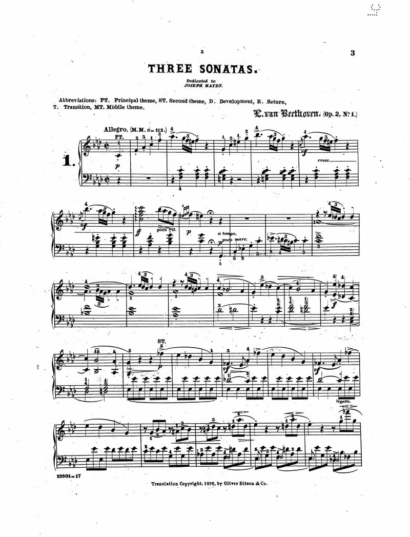 Preview of Sonata No. 1 in F Minor