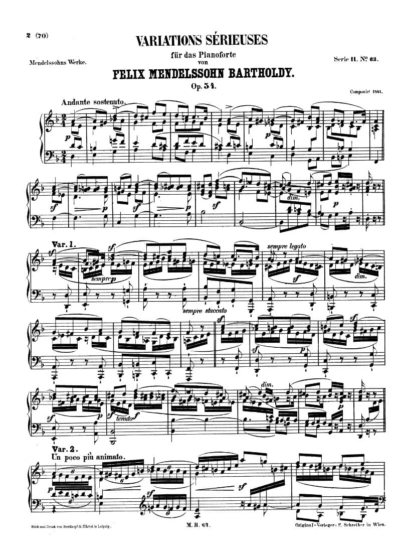 Preview of Variations sérieuses