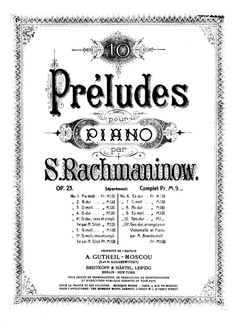 Preview of Prelude in G-flat major