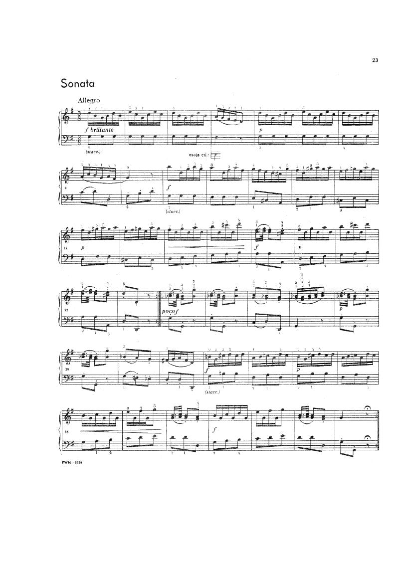 Preview of Keyboard Sonata in G Major