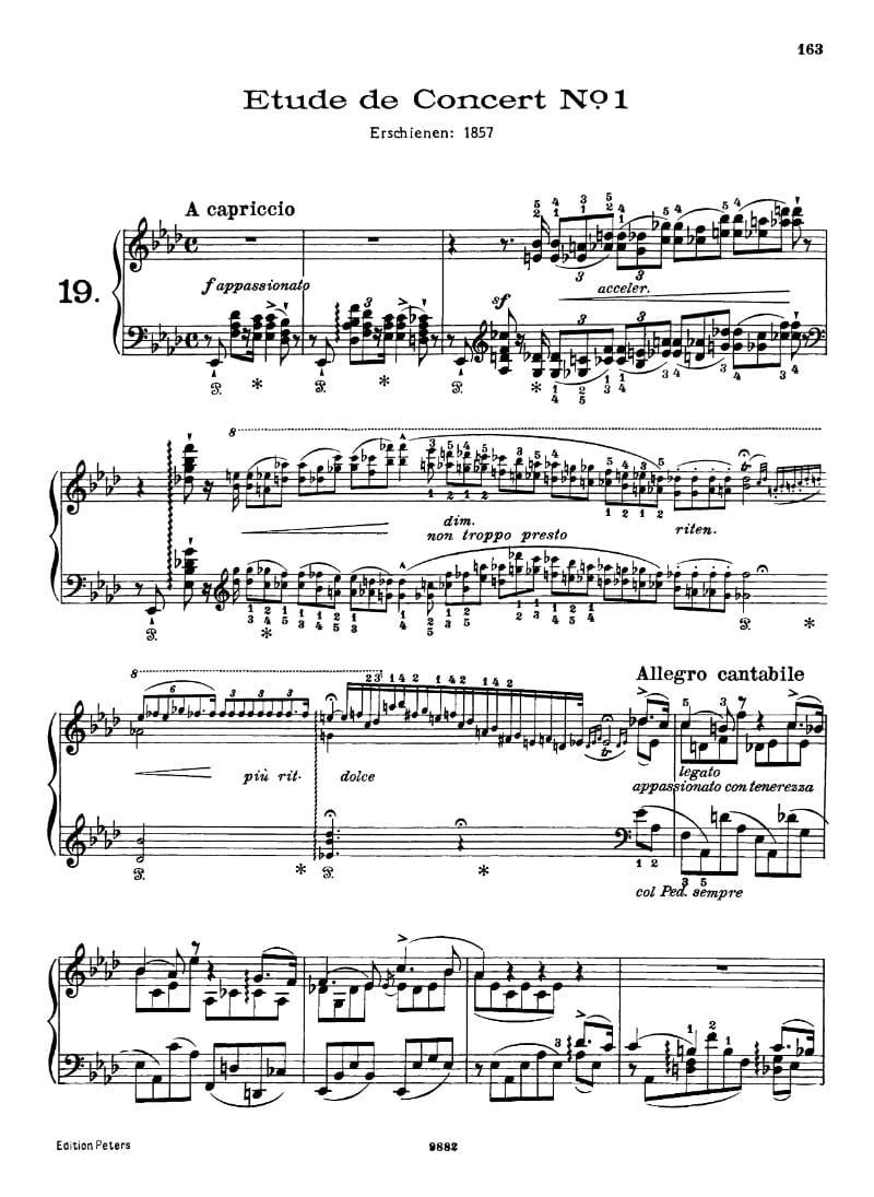 Preview of La leggierezza (Concert Etude No. 2)
