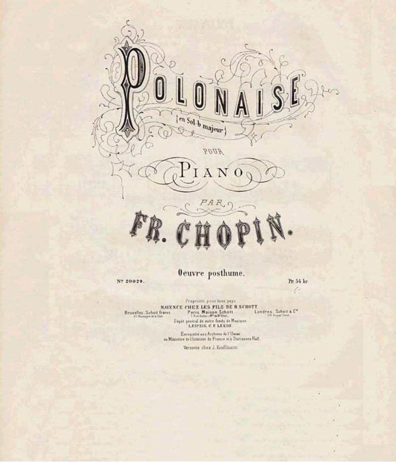 Preview of Polonaise in G-flat major