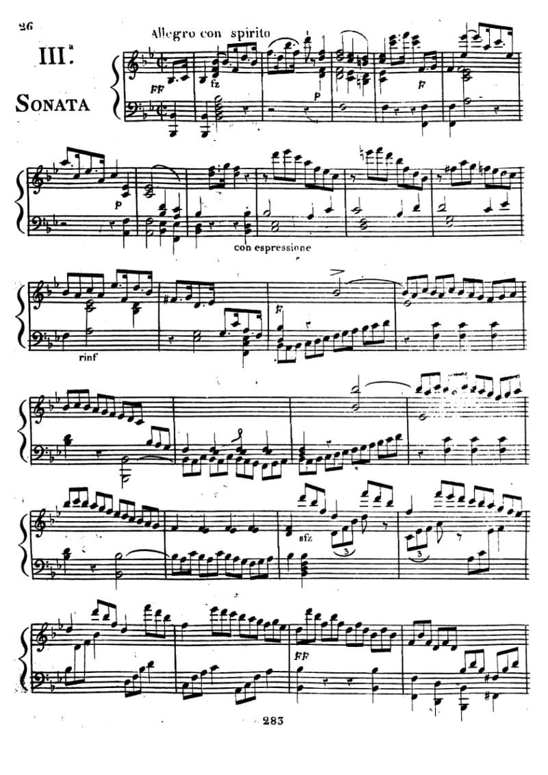 Preview of Piano Sonata No.16 in B-flat major, Op.39 No.3