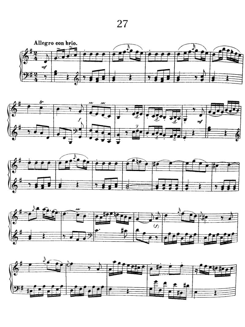 Preview of Keyboard Sonata in G major