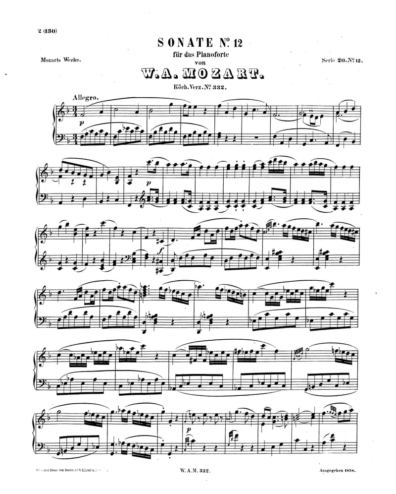 Preview of Sonata in F Major
