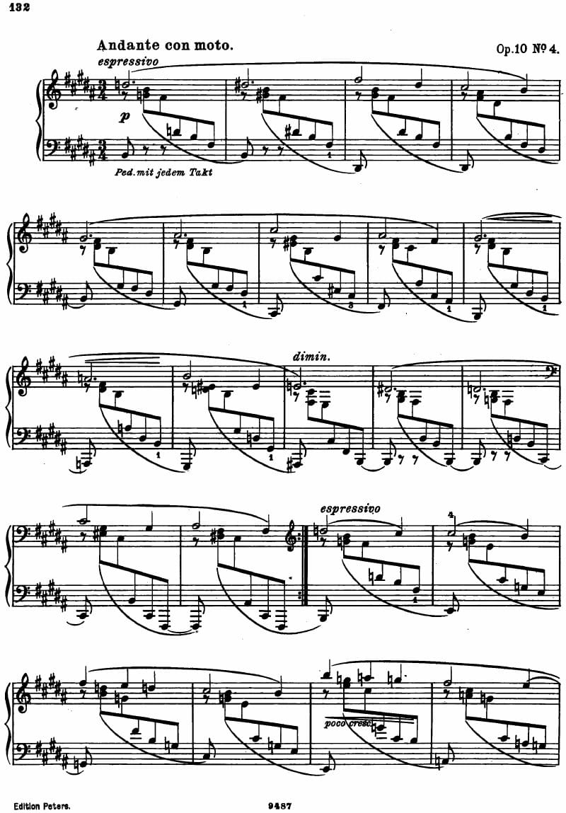 Preview of Ballade in B Major