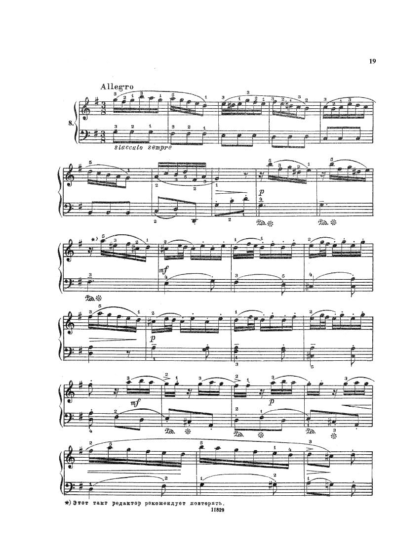 Preview of Keyboard Sonata in A Major