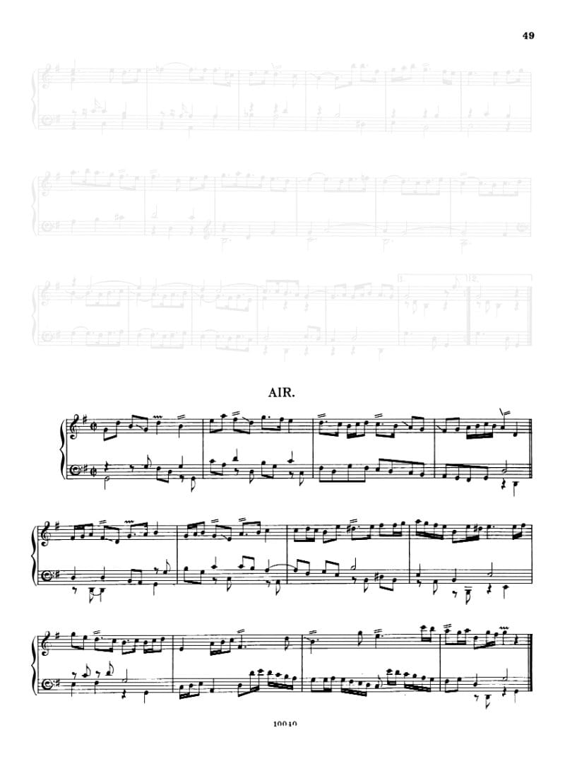 Preview of Air in G major