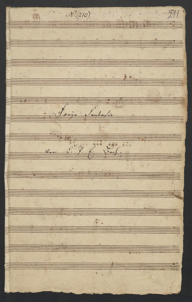 Preview of Fantasia in F-sharp Minor