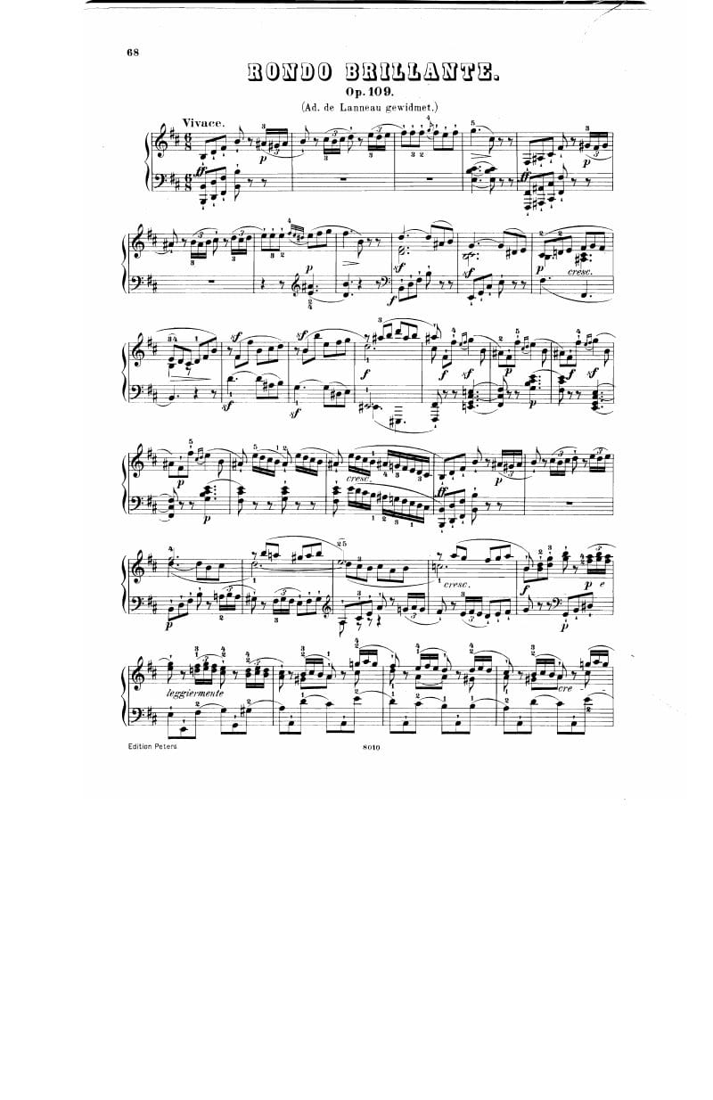 Preview of Rondo brillant in B Minor