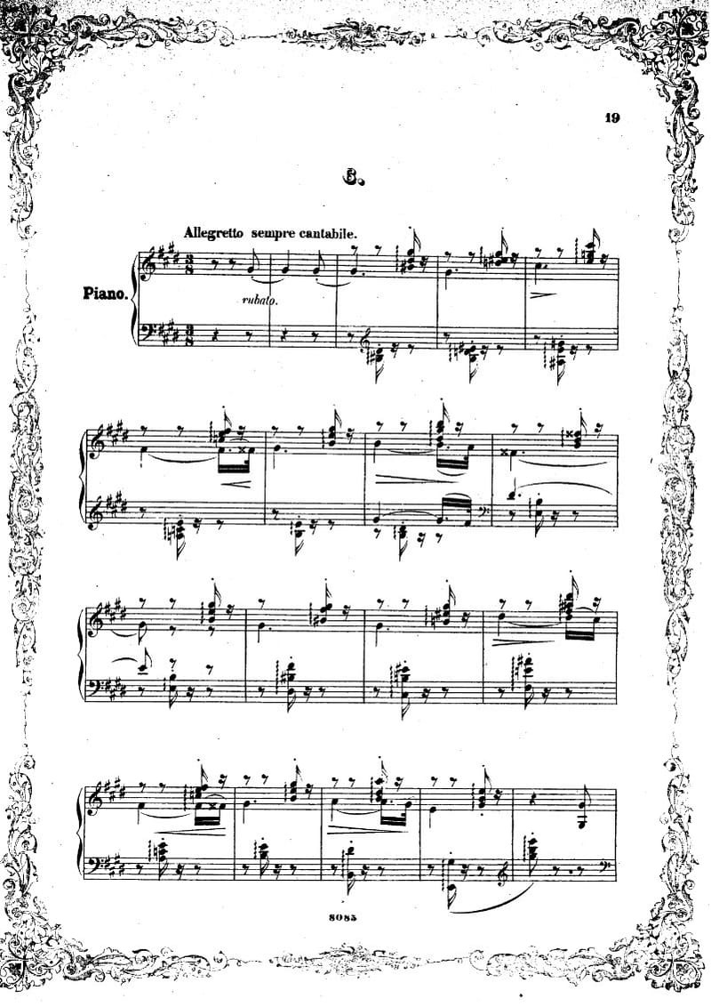 Preview of Consolation No. 6 in E Major, S. 172/6