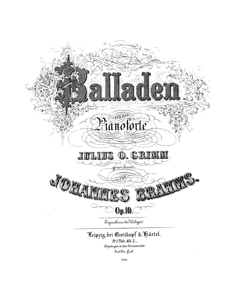 Preview of Ballade in D Minor