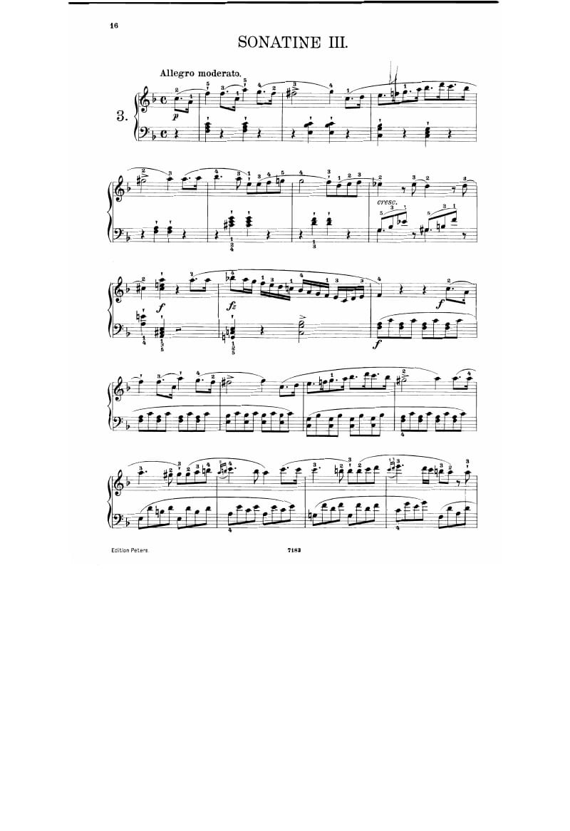 Preview of Sonatina in F Major, Op. 151 No. 3