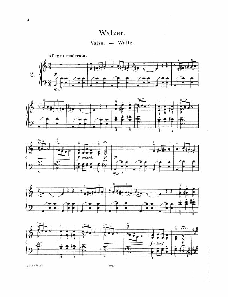 Preview of Lyric Pieces: Waltz