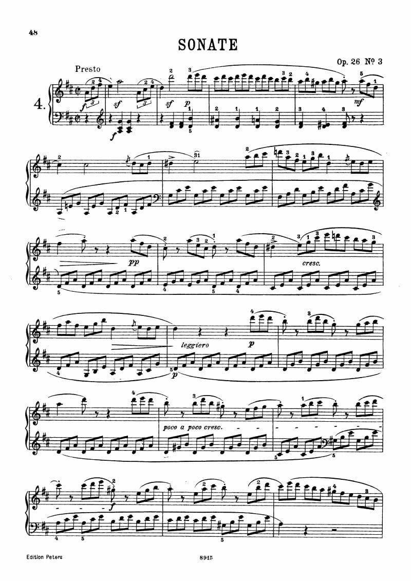 Preview of Sonata in D Major