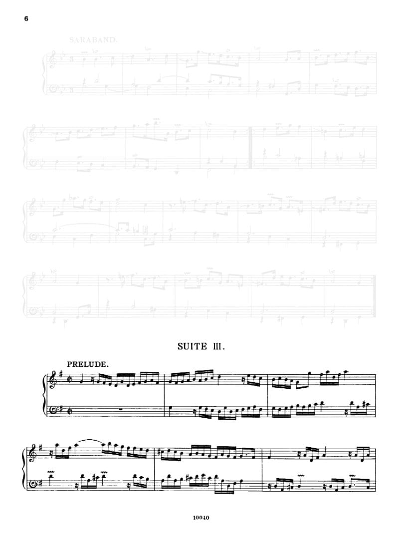 Preview of Suite in G major (1696)