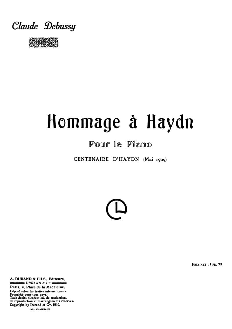 Preview of Hommage à Haydn