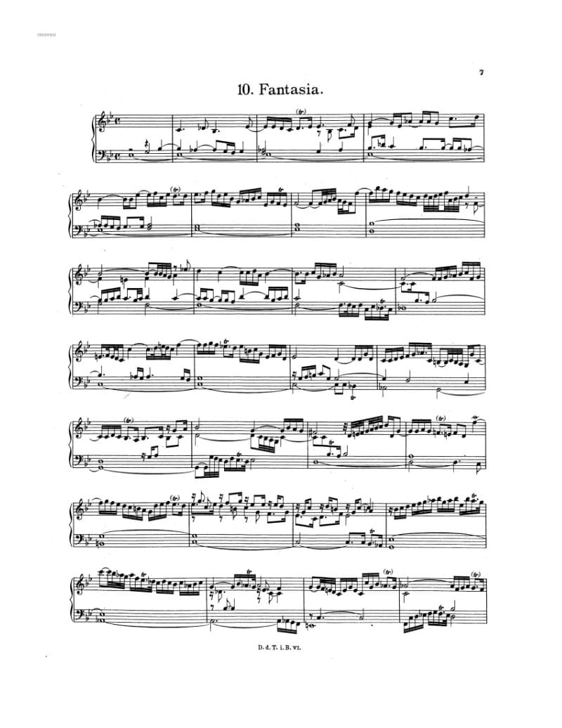 Preview of Fantasia in E-flat major