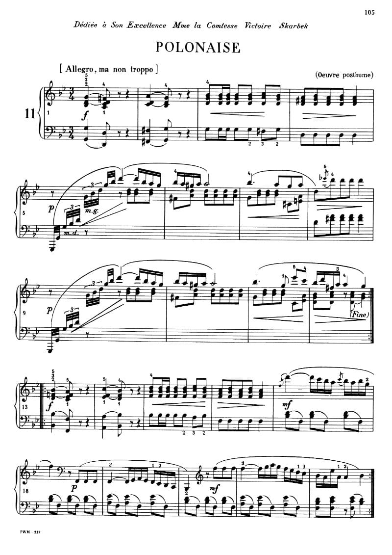 Preview of Polonaise in G minor