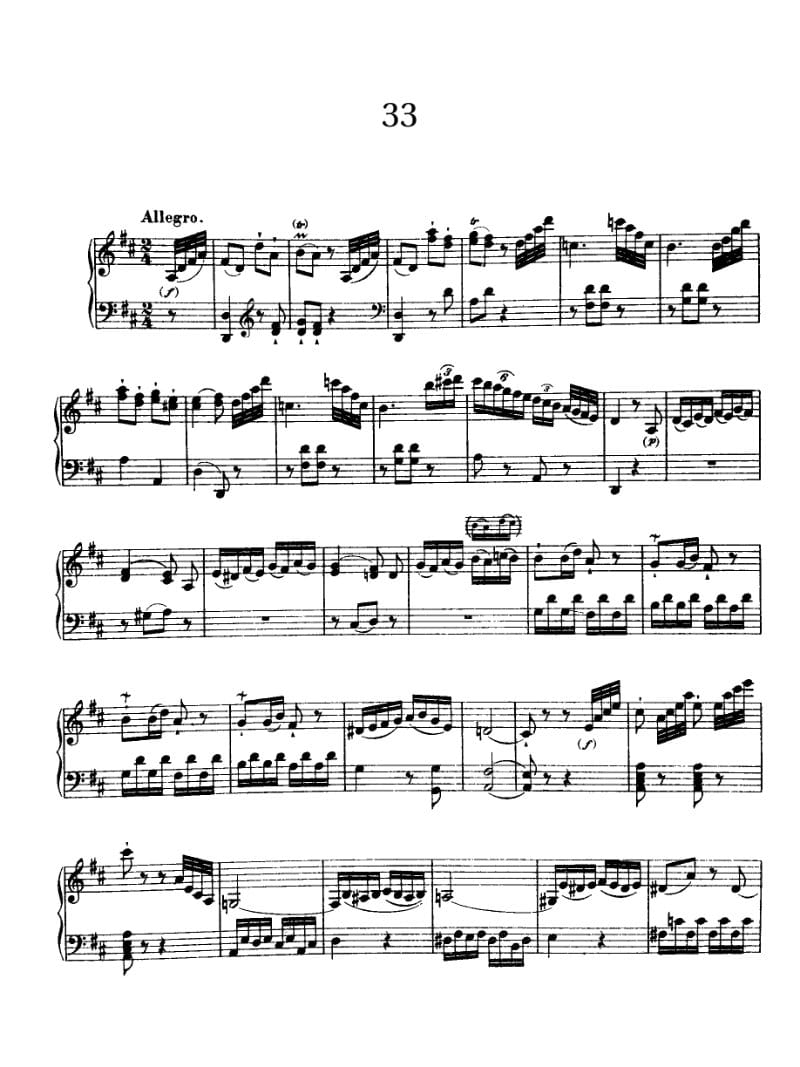 Preview of Keyboard Sonata in D major