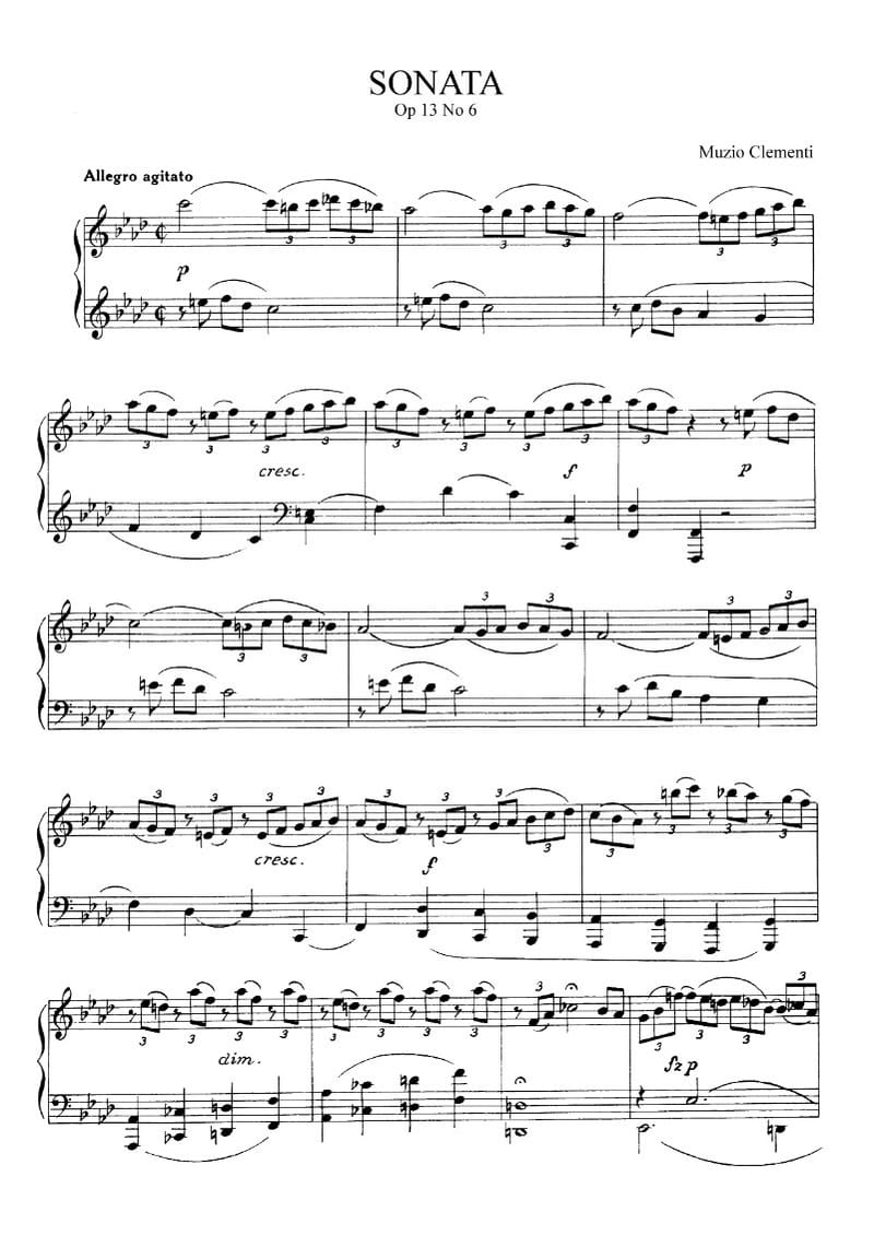 Preview of Piano Sonata in F Minor