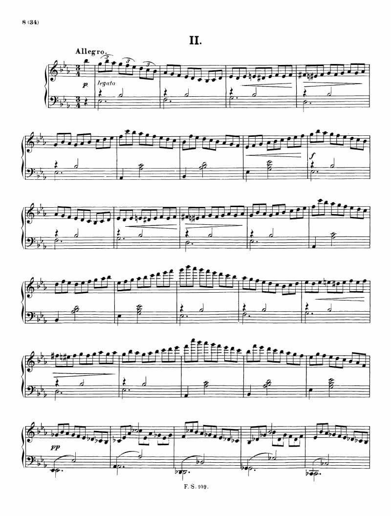 Preview of Impromptus No. 2 in E-flat Major