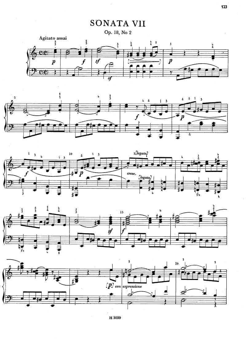 Preview of Piano Sonata in A Minor