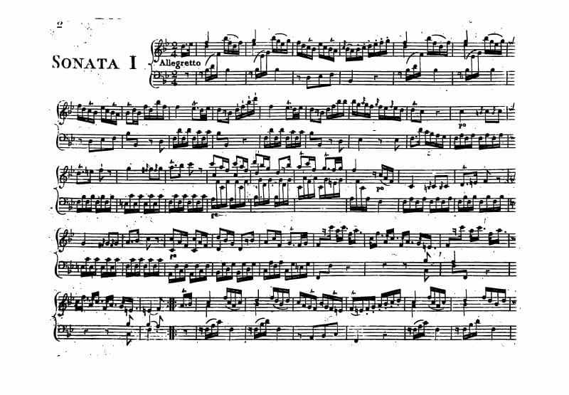 Preview of Sonata in C Major, Op. 5 No. 1