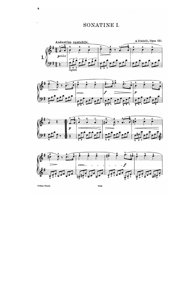 Preview of Sonatina in G Major