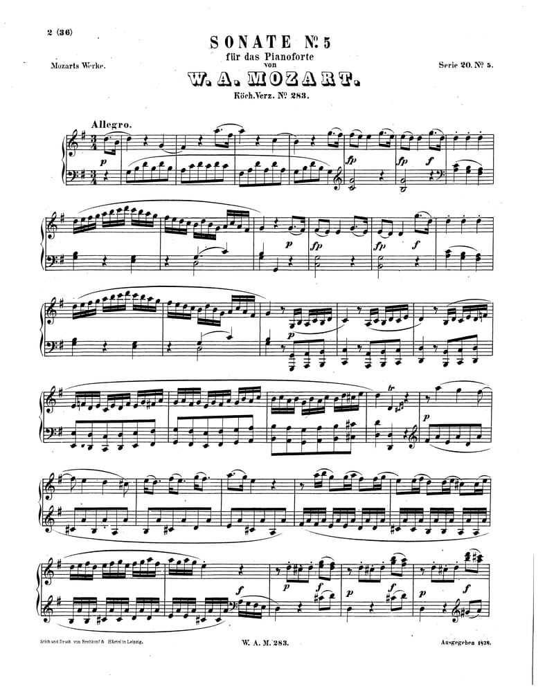 Preview of Sonata in G Major