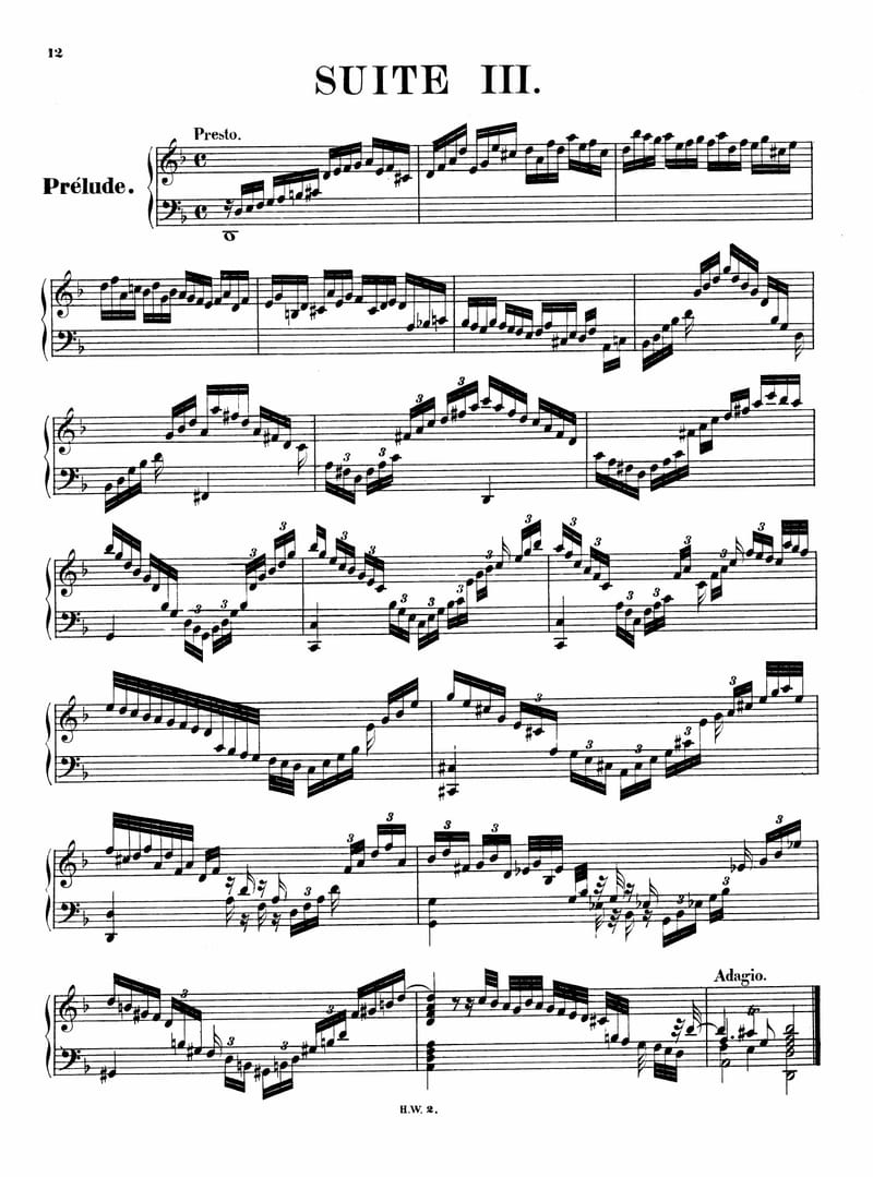 Preview of Keyboard Suite No. 3 in D Minor