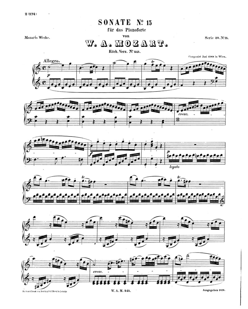 Preview of Sonata in C Major