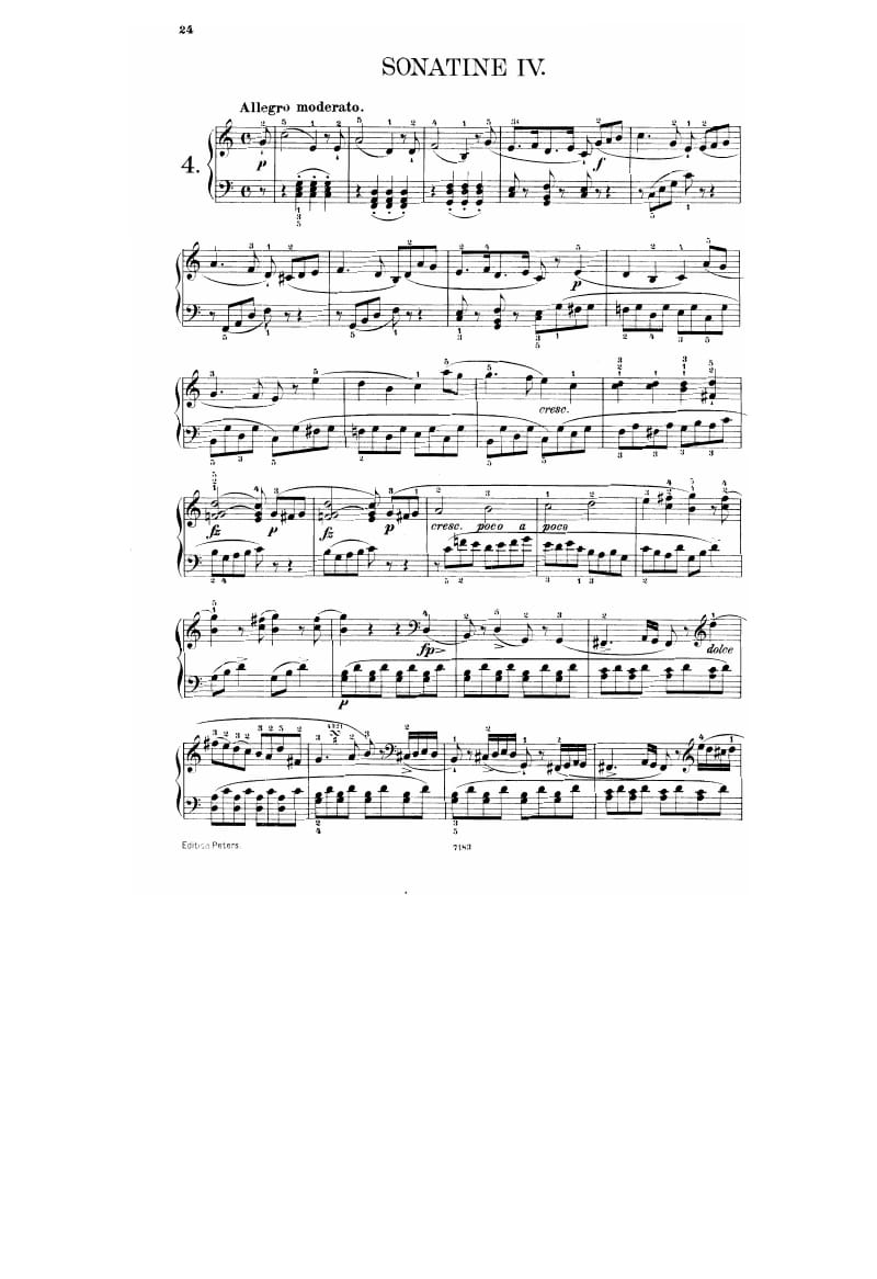 Preview of Sonatina in C Major, Op. 151 No. 4