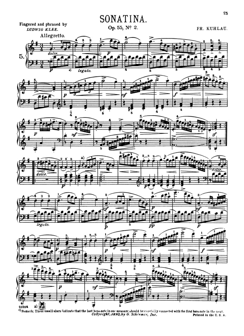 Preview of Sonatina in G Major