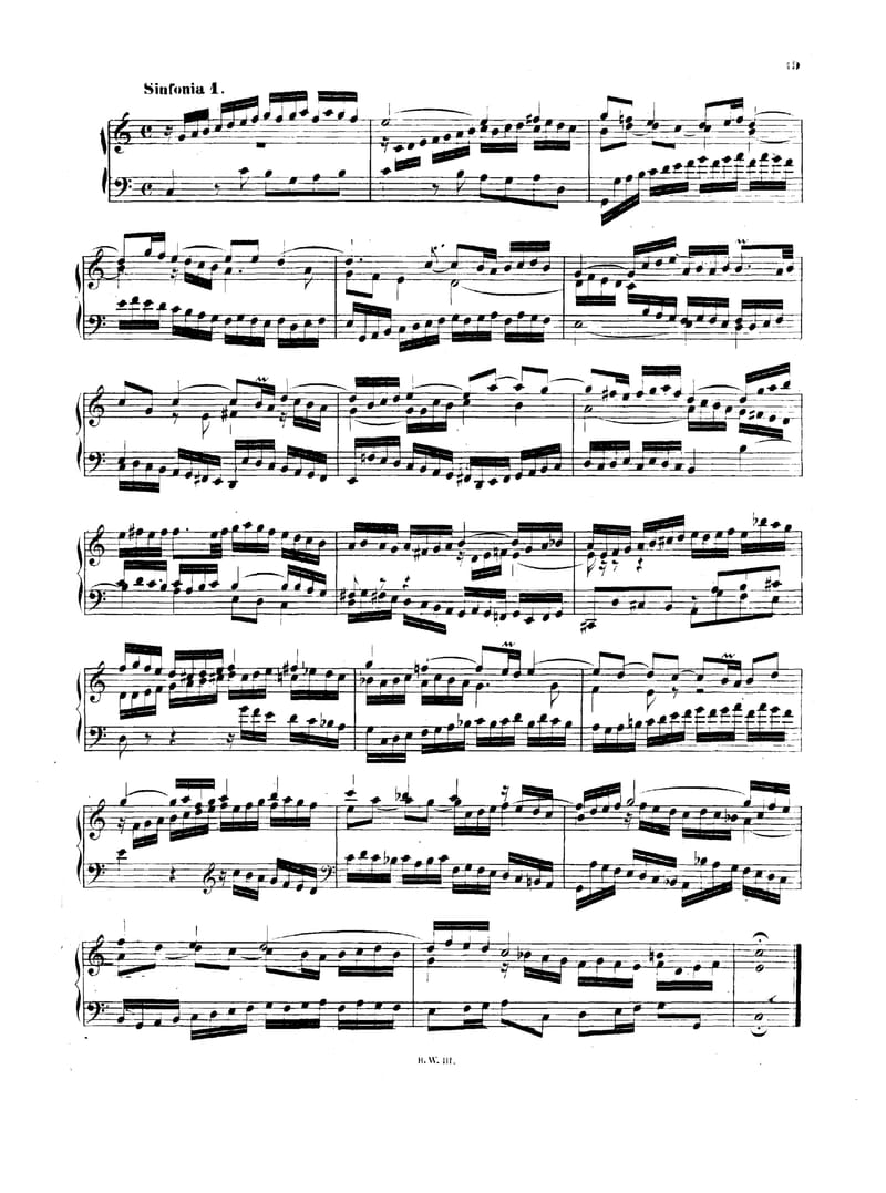 Preview of Sinfonia No. 1 in C Major