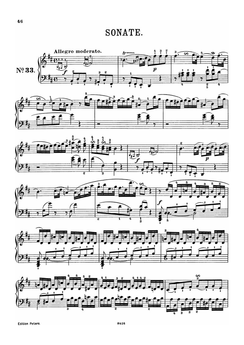 Preview of Keyboard Sonata in B minor