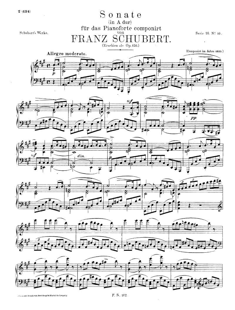 Preview of Sonata in A Major