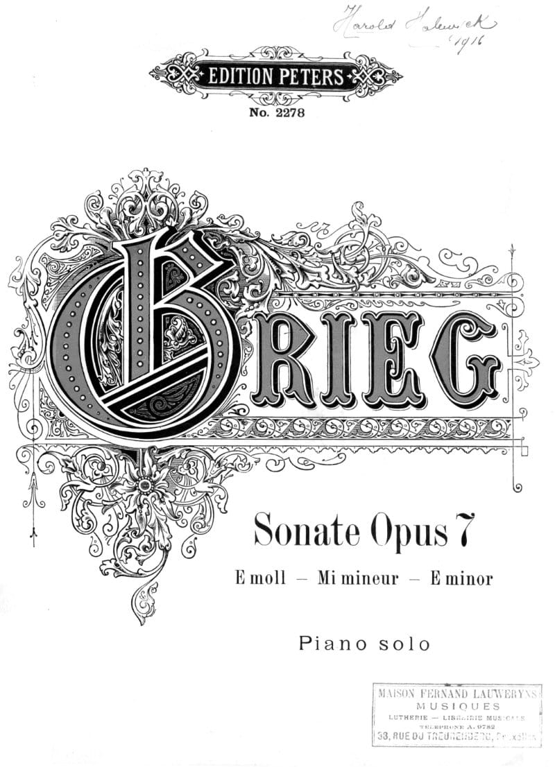 Preview of Piano Sonata in E minor