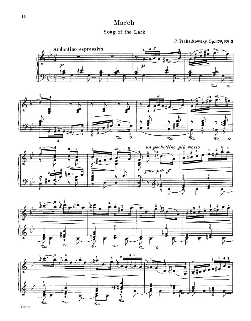 Preview of The Seasons: March (Song of the Lark)
