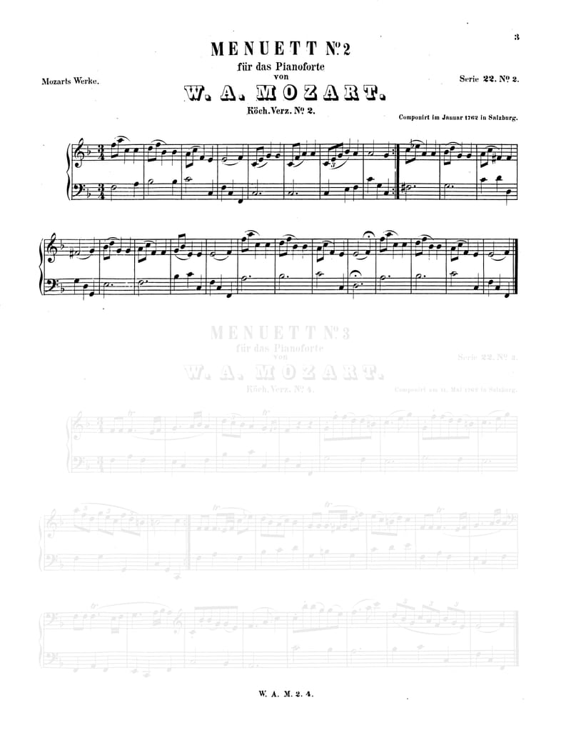 Preview of Minuet in F Major