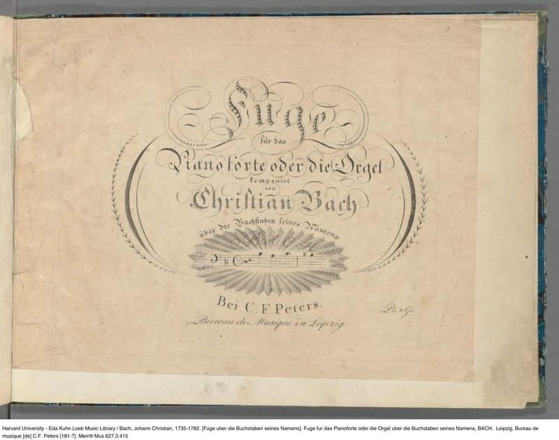 Preview of Chromatic Fugue on BACH in C minor, W.YA 50