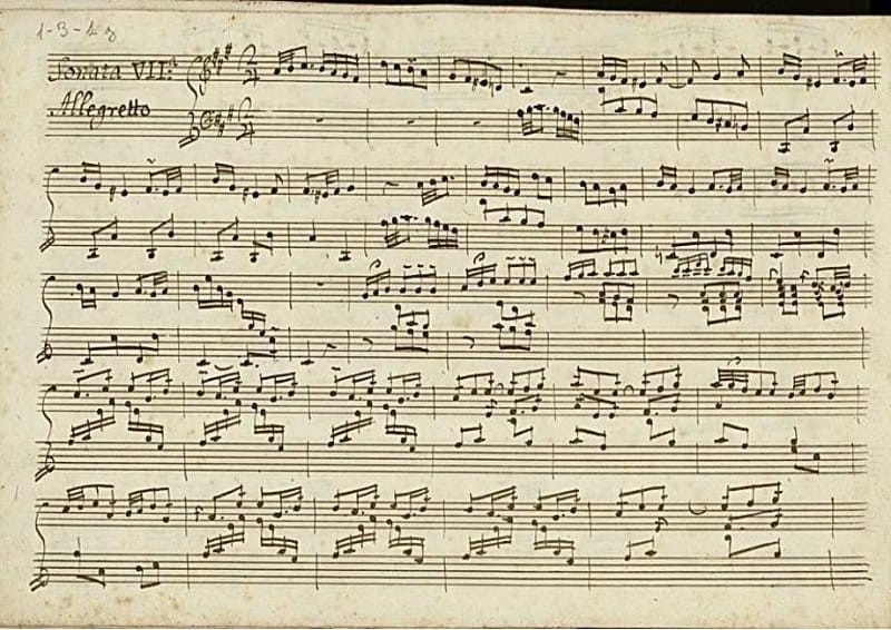 Preview of Keyboard Sonata in F-sharp minor