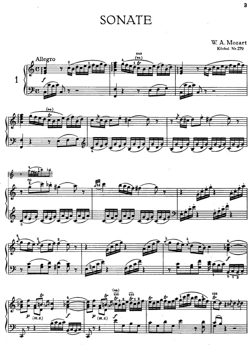Preview of Piano Sonata No. 1 in C Major