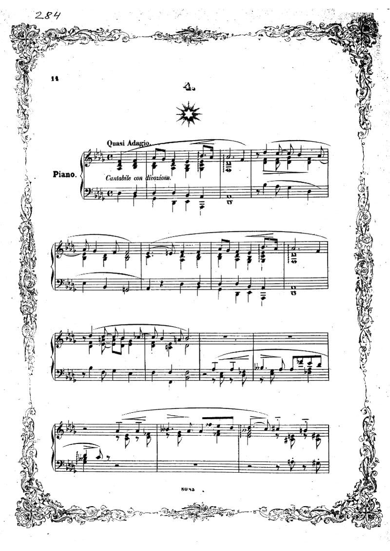 Preview of Consolation No. 4 in D-flat Major, S. 172/4