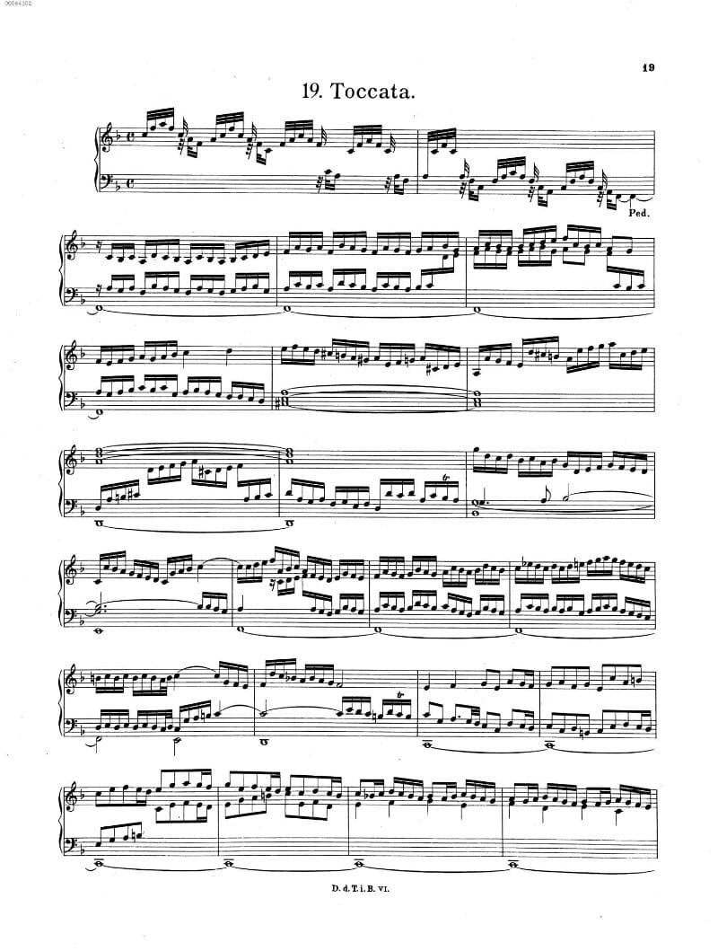 Preview of Toccata in F major