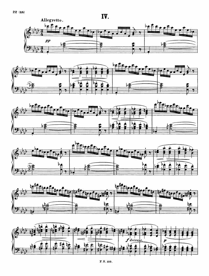 Preview of Impromptu No. 4 in A-flat Major