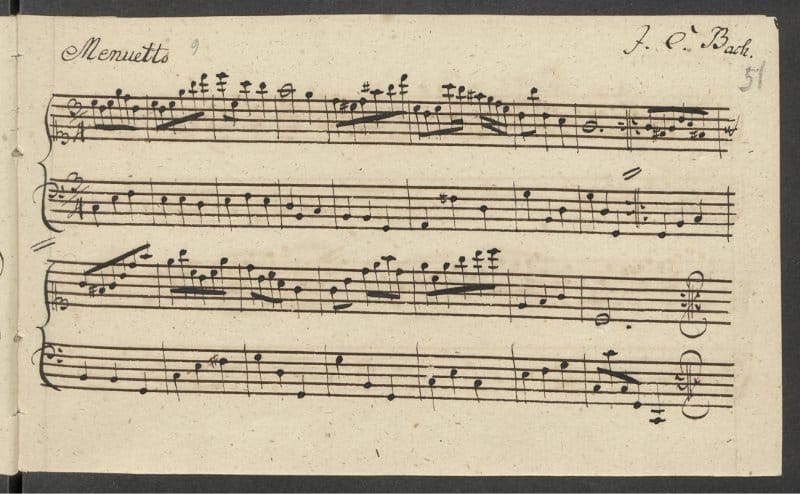 Preview of Minuet in C major