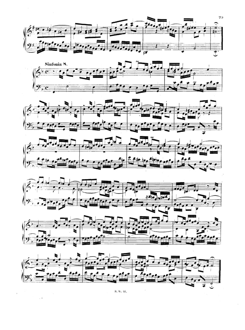 Preview of Sinfonia No. 8 in F Major