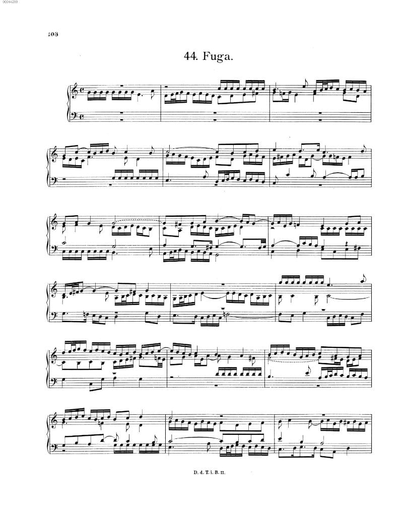 Preview of Fugue in C major